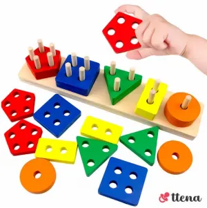 اشكال هندسية منتسوري خماسي